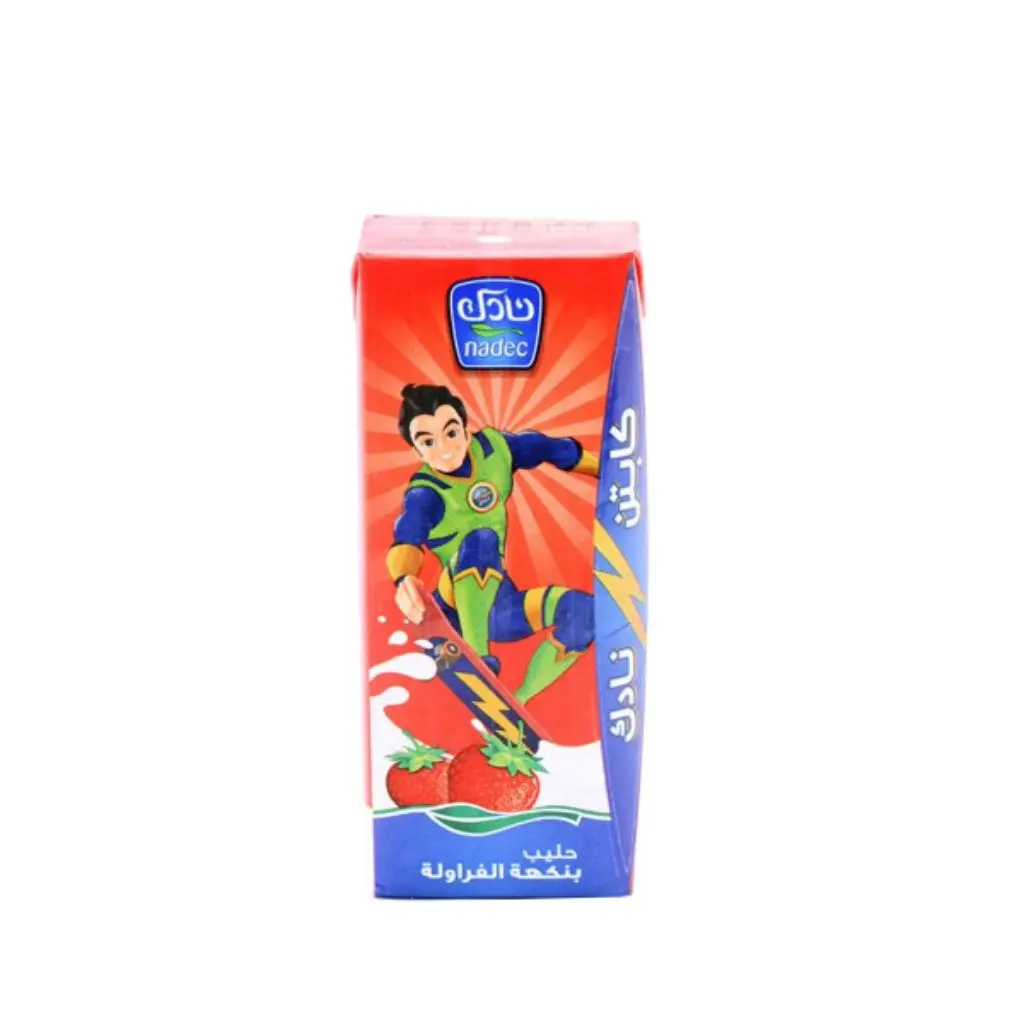حليب فراولة